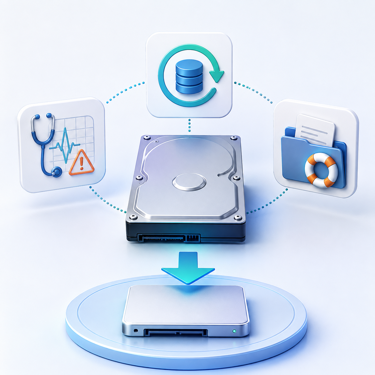 software to fix hard drive illustration