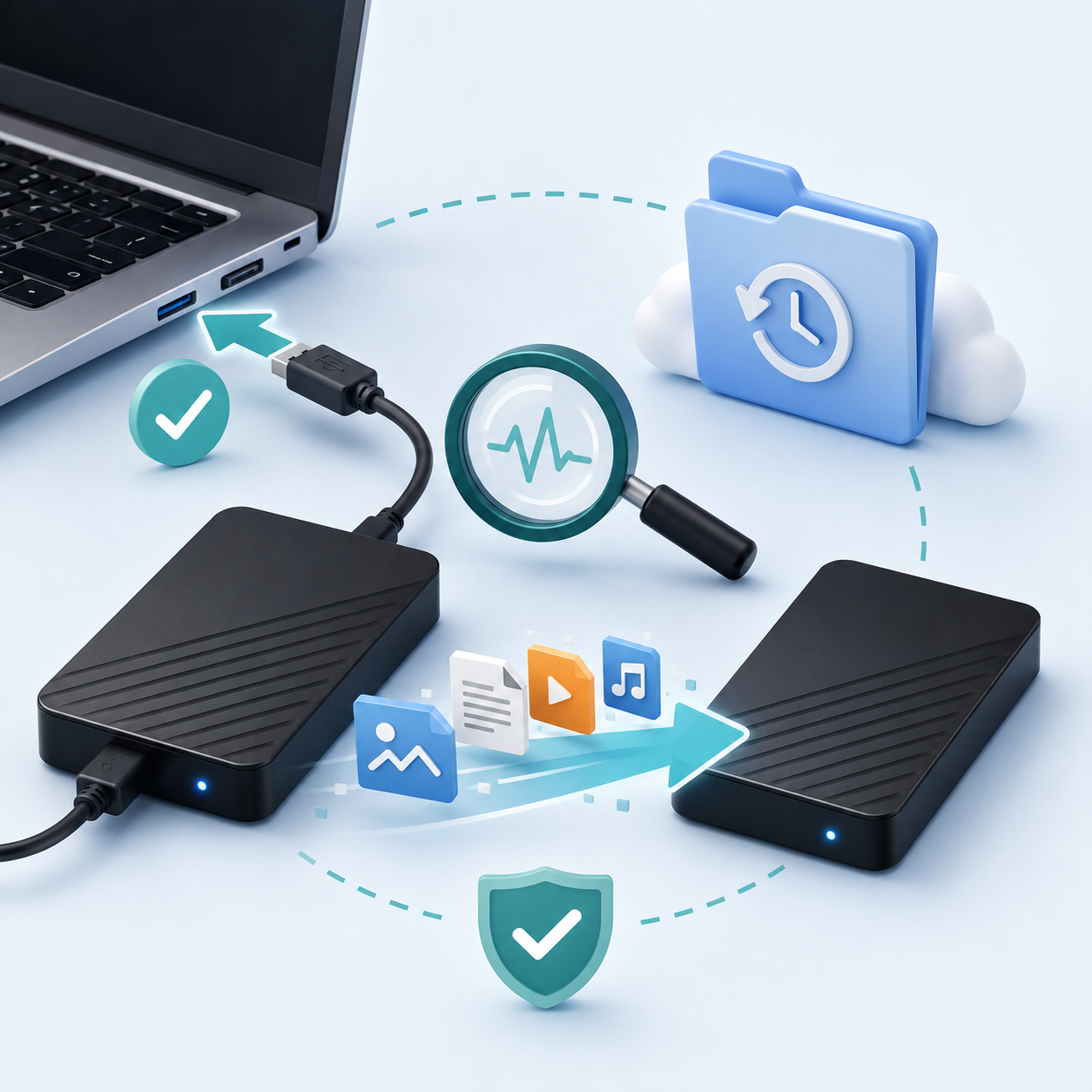 WD HDD repair illustration