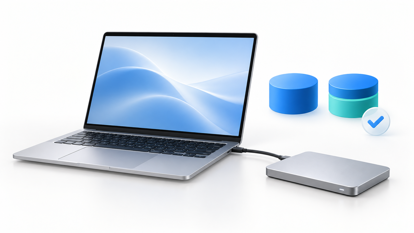 format external drive for Mac illustration