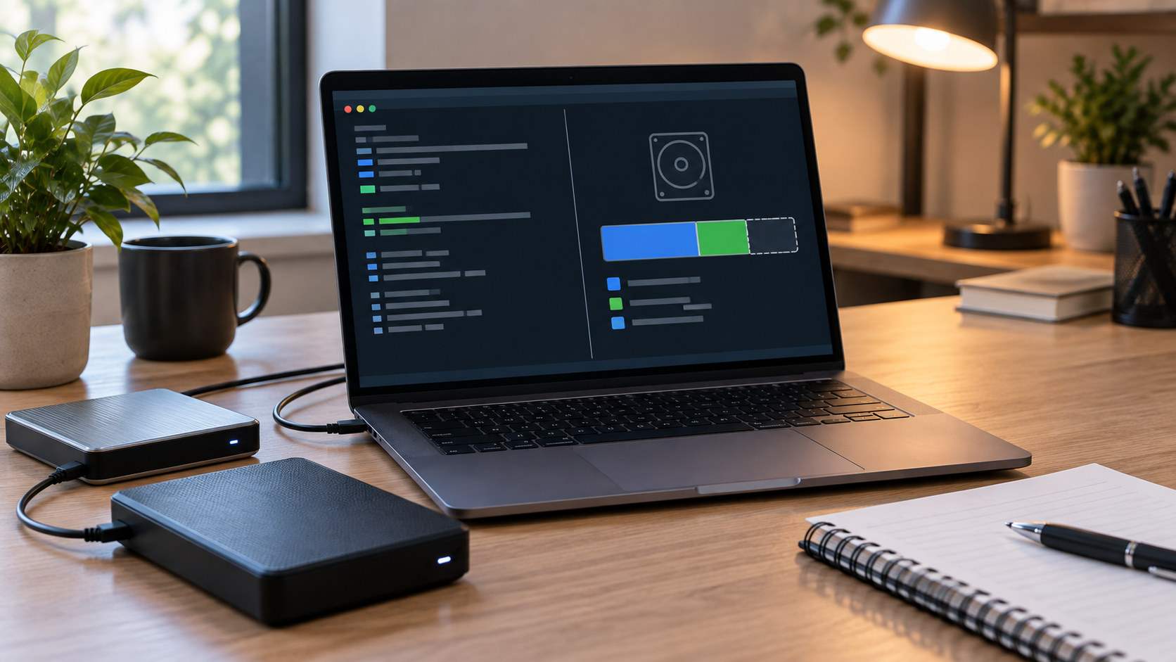 Festplatte unter Linux formatieren safety illustration