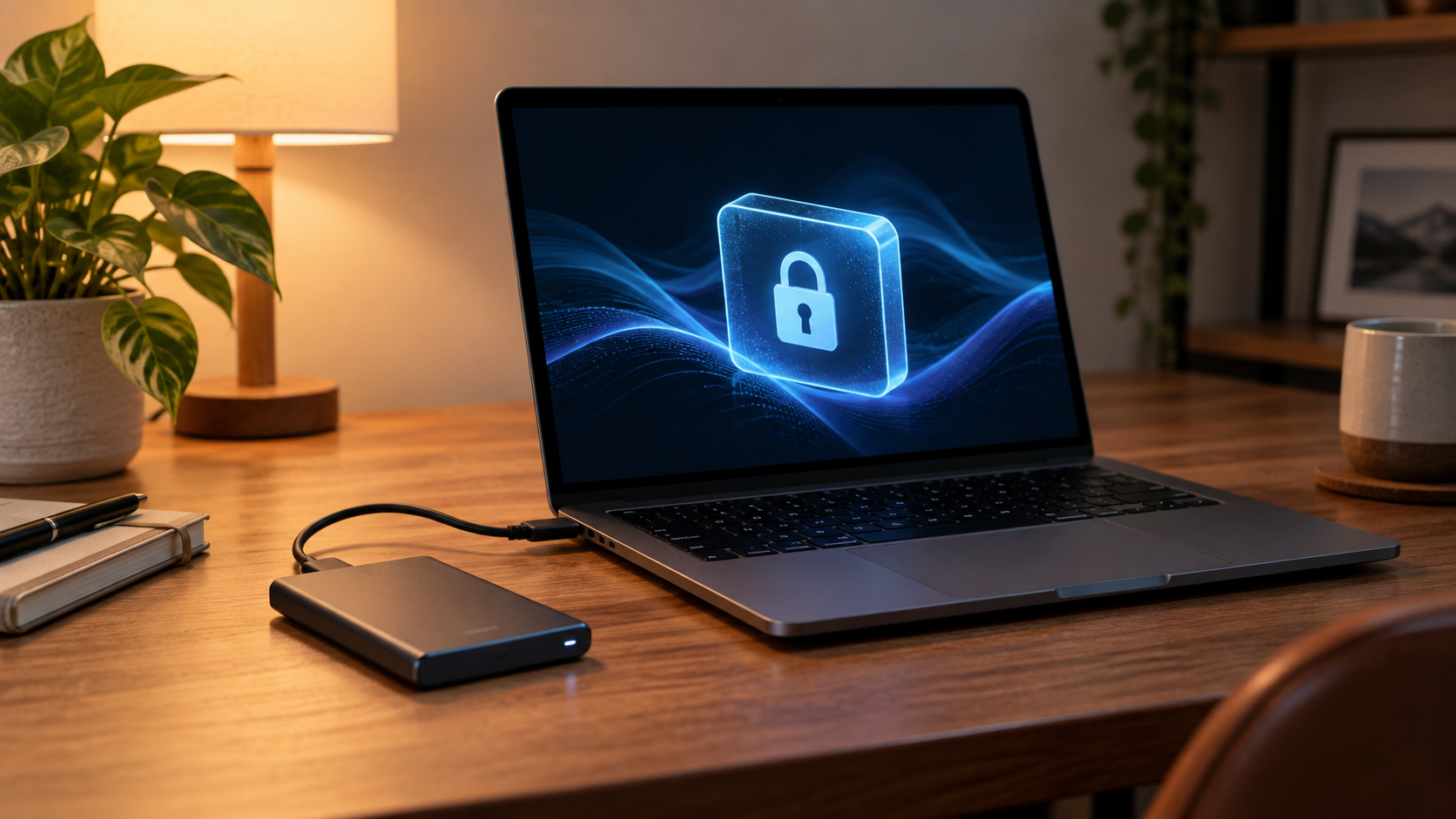 BitLocker encrypted drive recovery safety illustration