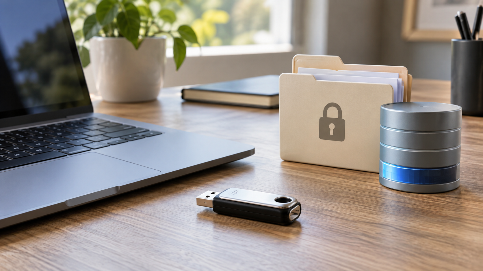 fichiers USB disparus espace utilisé safety illustration