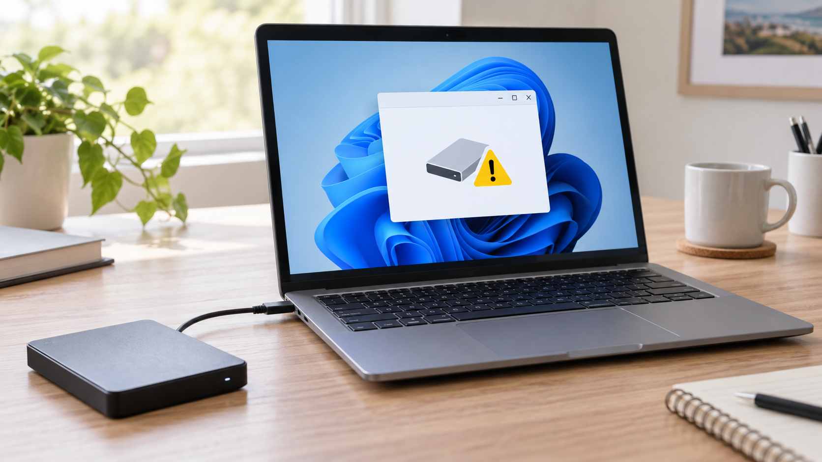 I/O device error external drive safety illustration