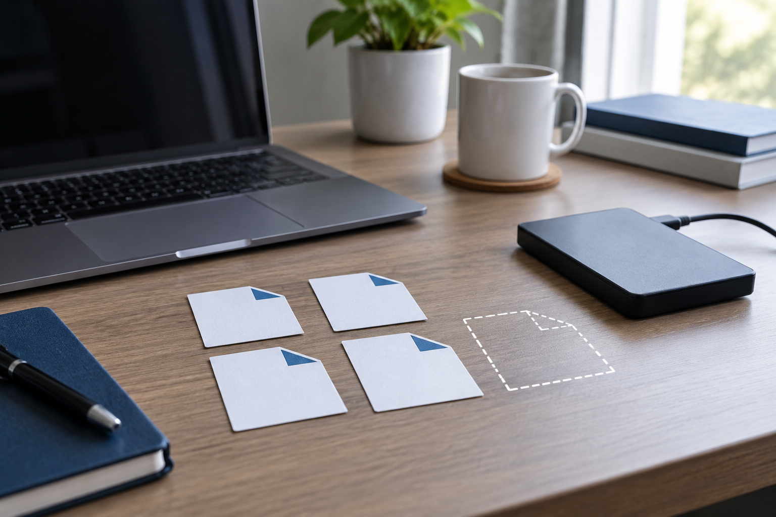 desktop files disappeared after Windows update safety illustration