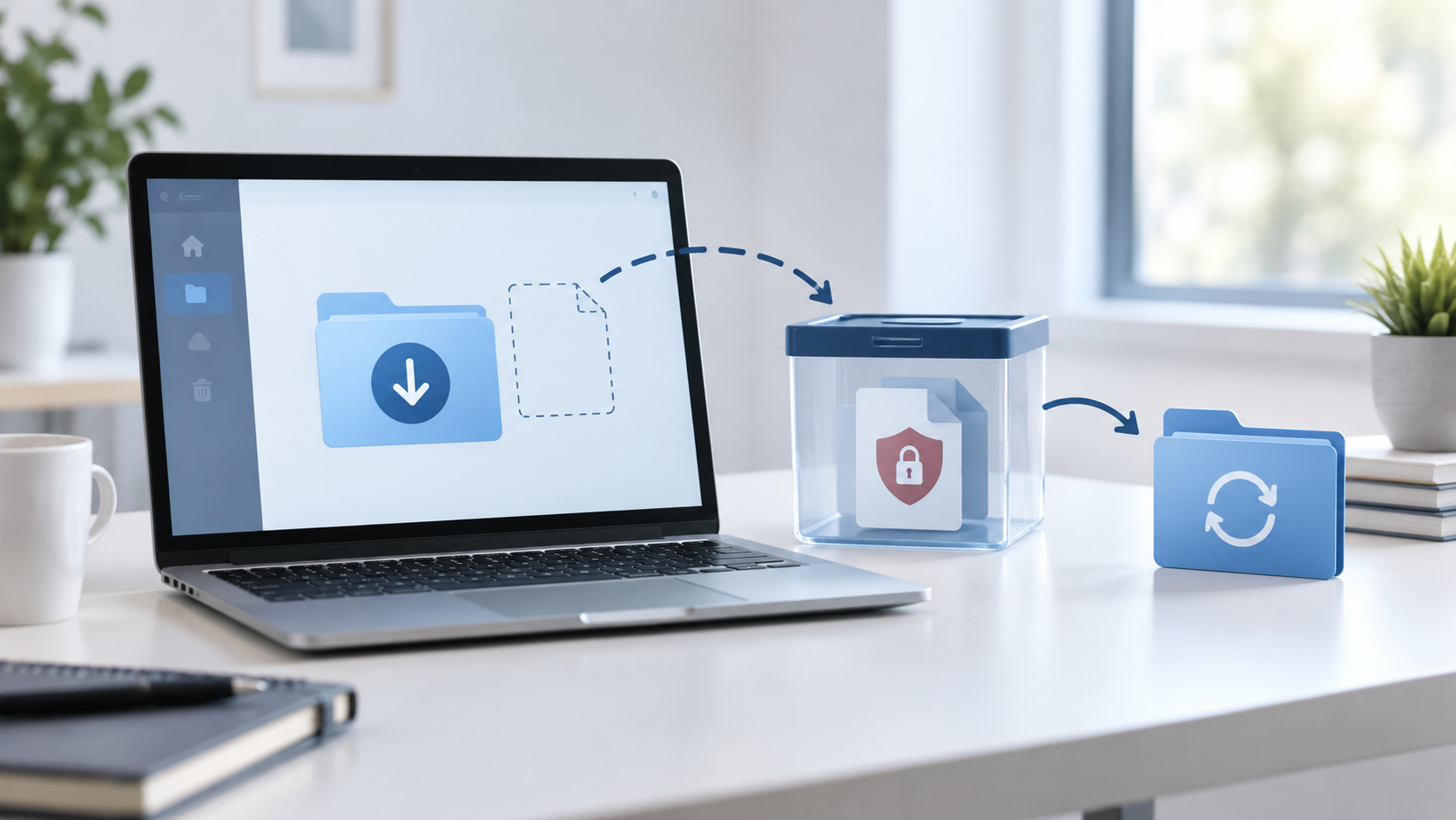 Data recovery safety illustration for article 371