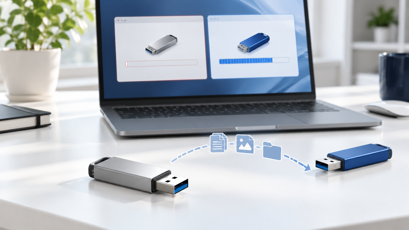 clé USB affiche 0 octet safety illustration