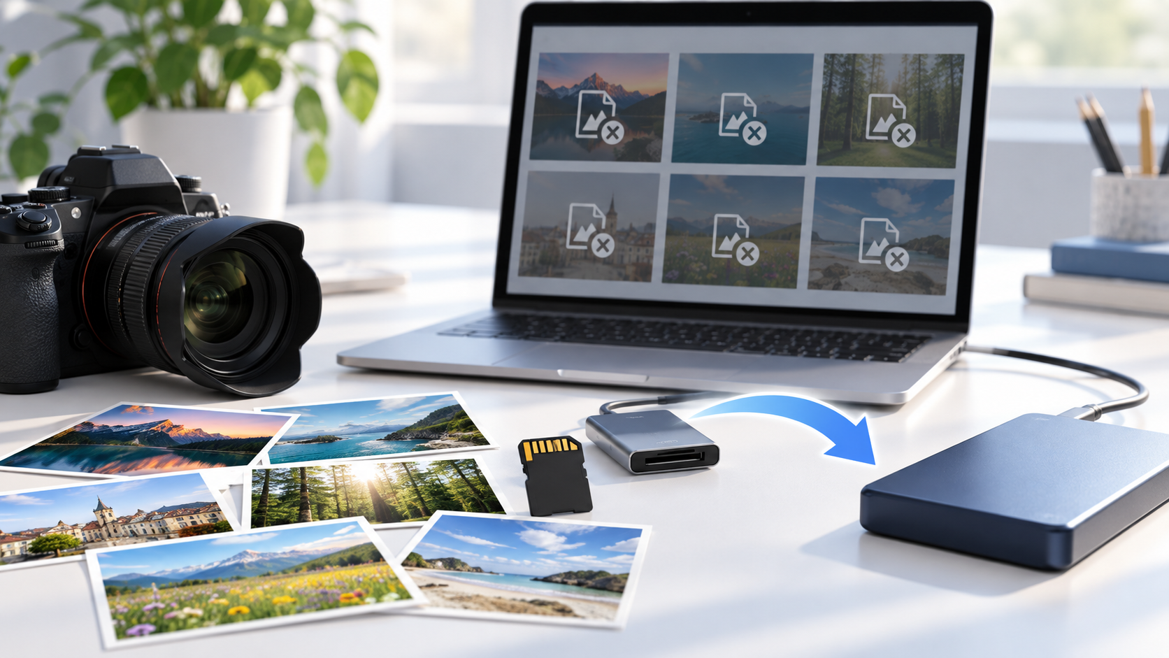SD card photos show unsupported format safety illustration