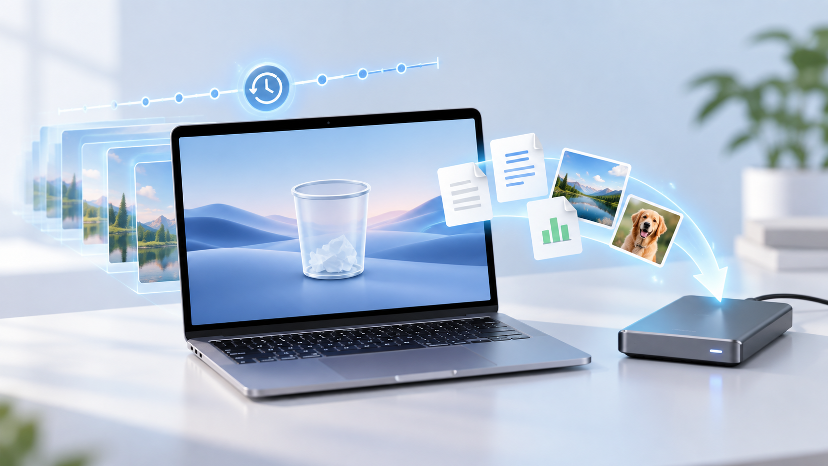 recuperare file dopo aver svuotato il Cestino su Mac safety illustration
