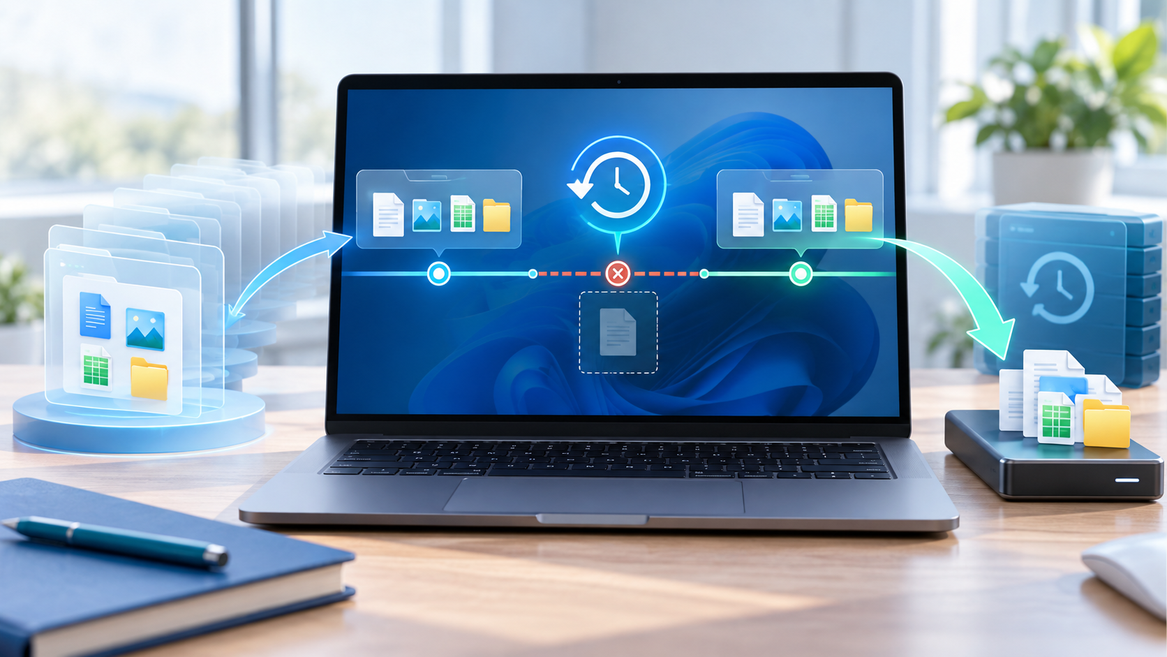 files missing after Windows System Restore safety illustration