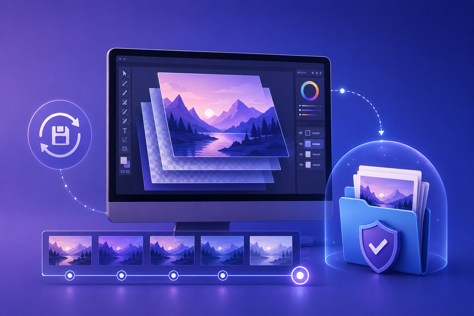 automatisches speichern in photoshop
