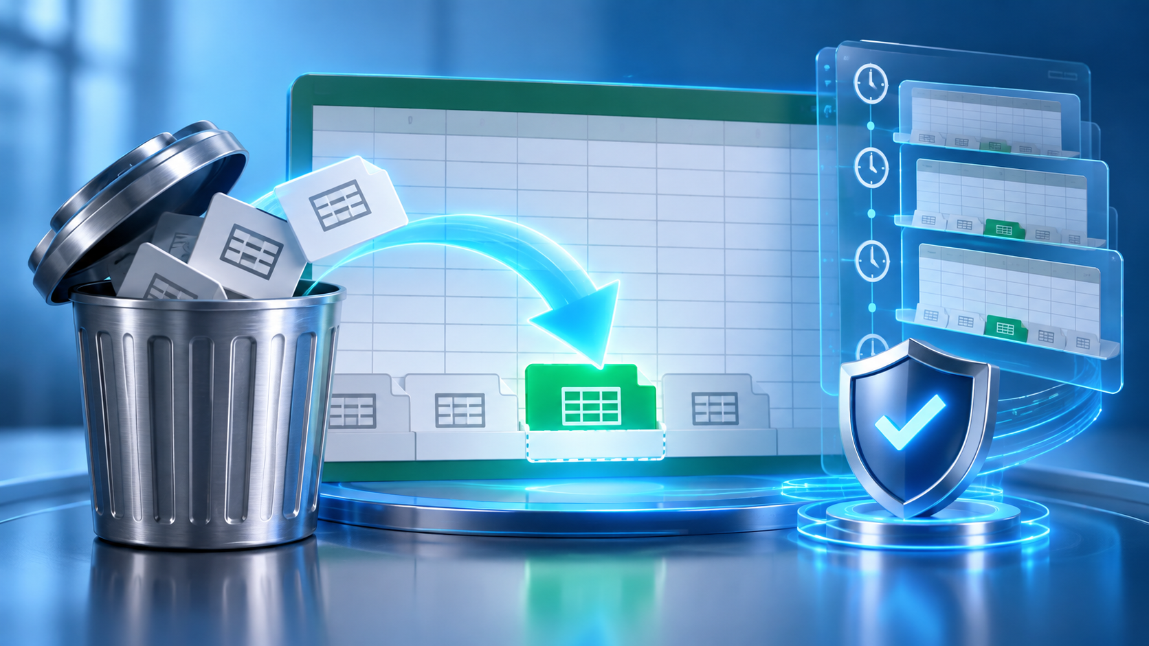 recover deleted sheets in Excel