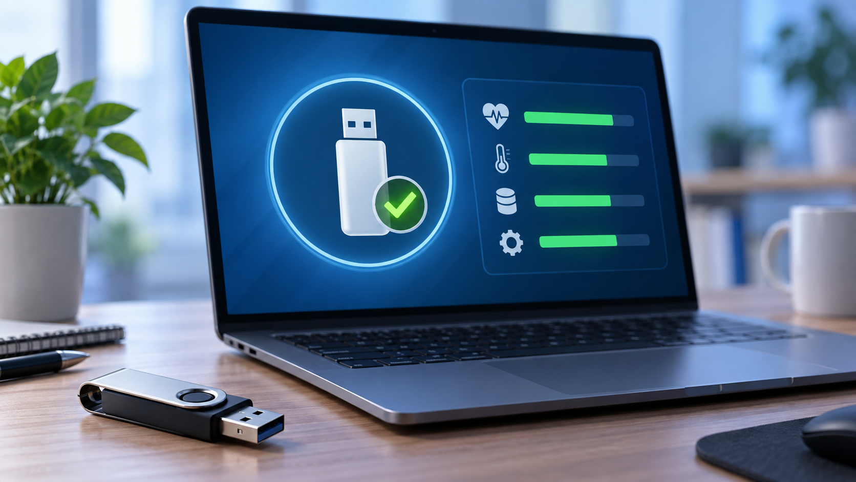 check pendrive health
