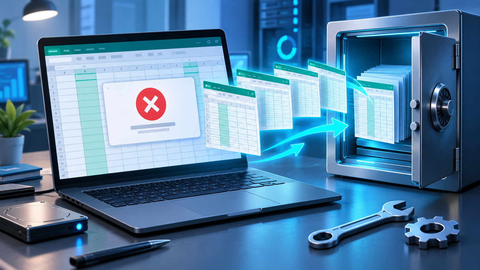 errors were detected while saving excel