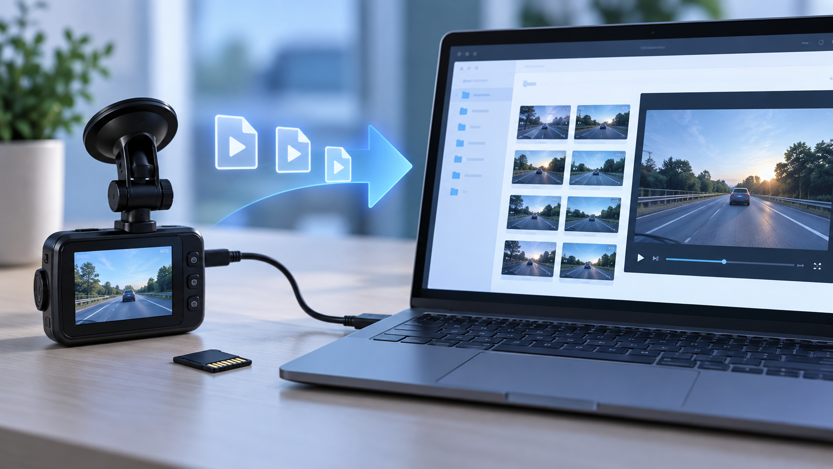 how to retrieve dashcam footage