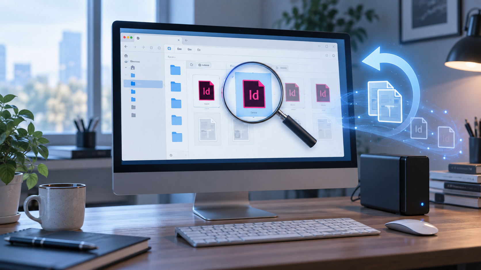 indesign recovery file location