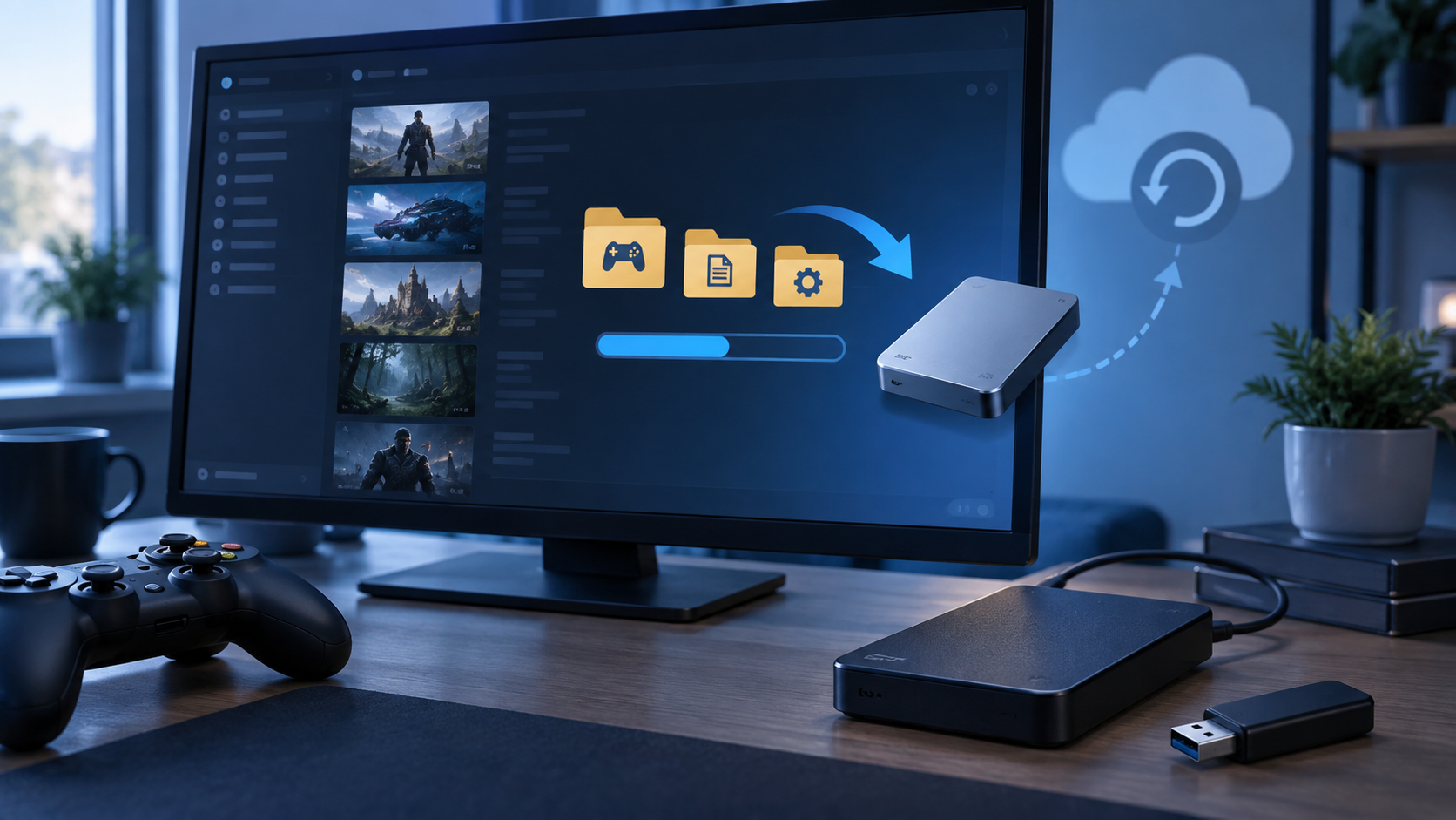 steam backup