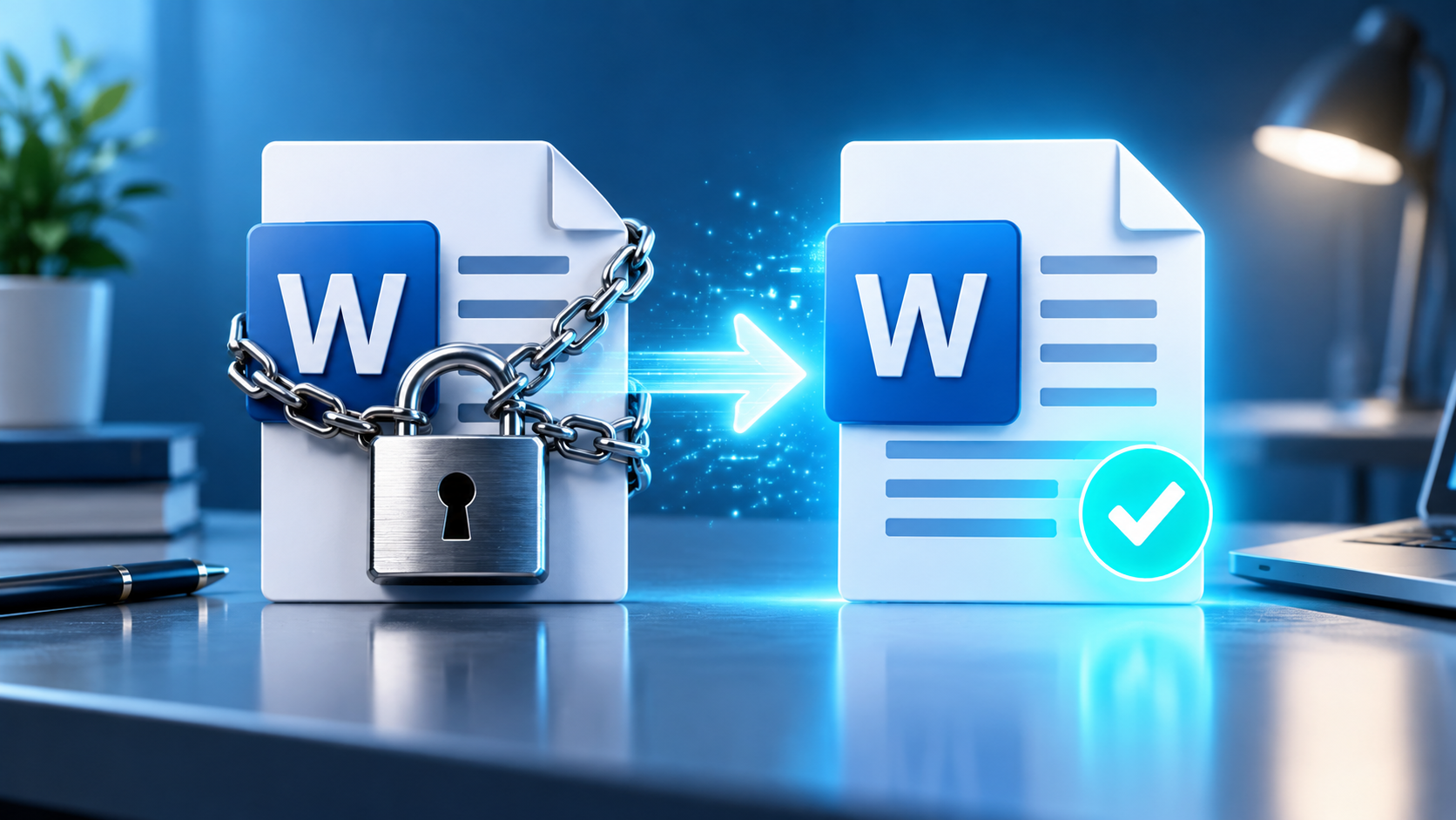 how do you unlock a document in word