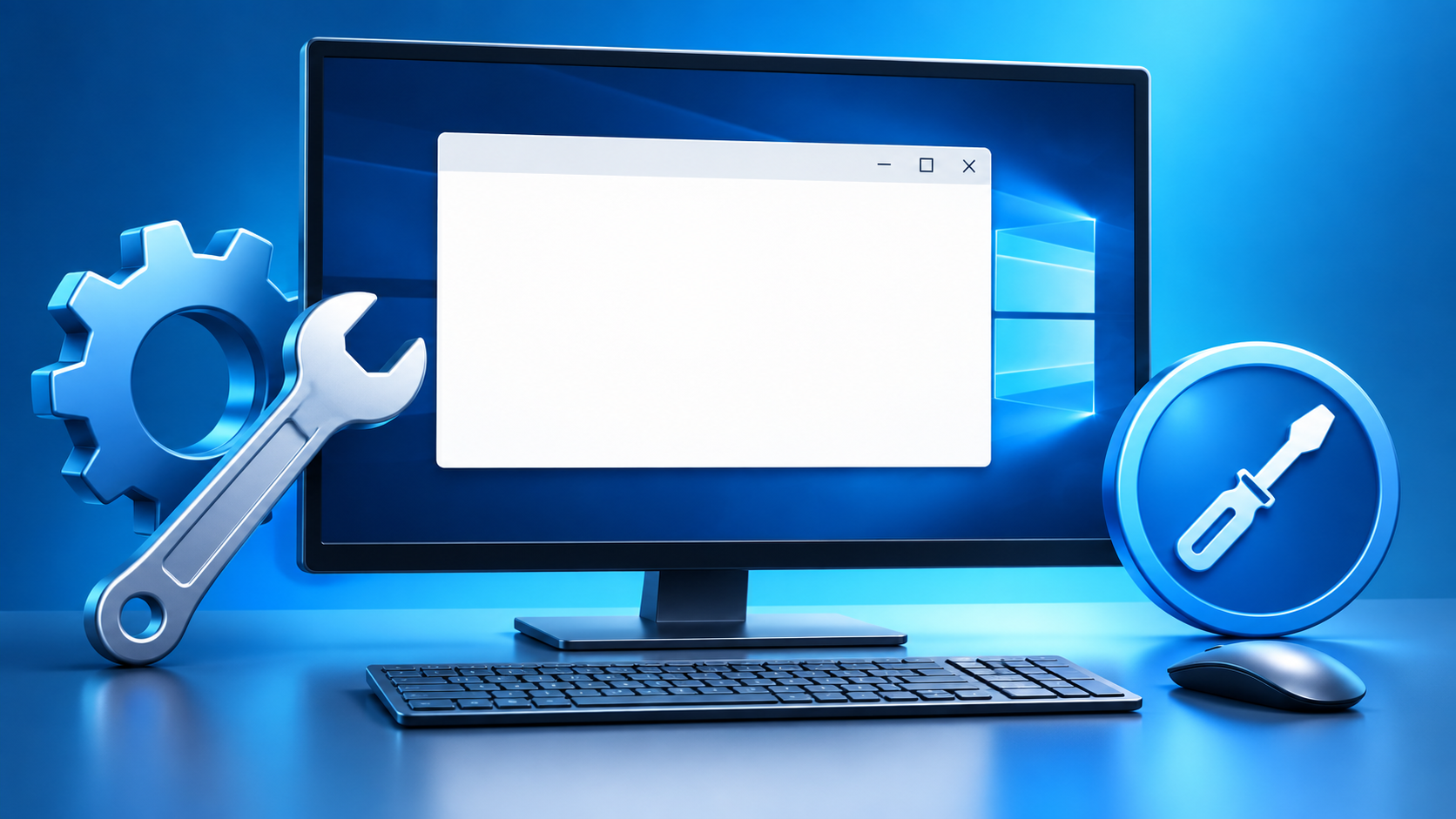 Windows 10 blank window
