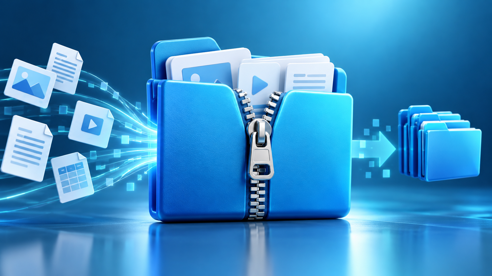 zipped compressed folder