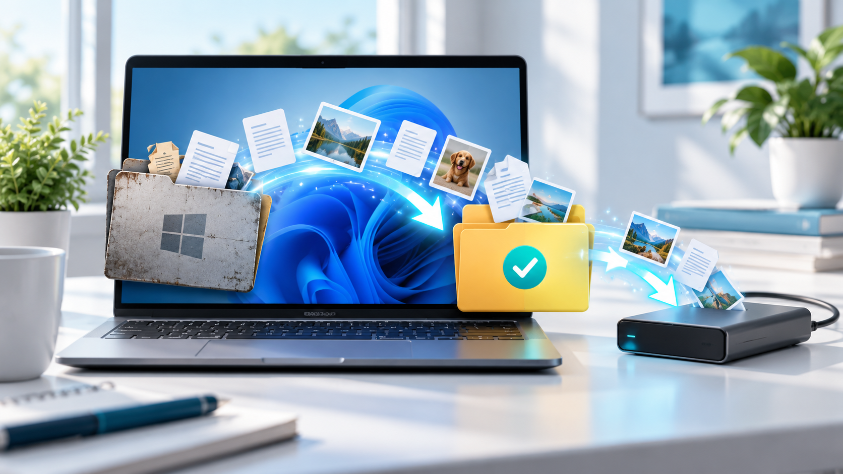 recover files from Windows.old after upgrade safety illustration
