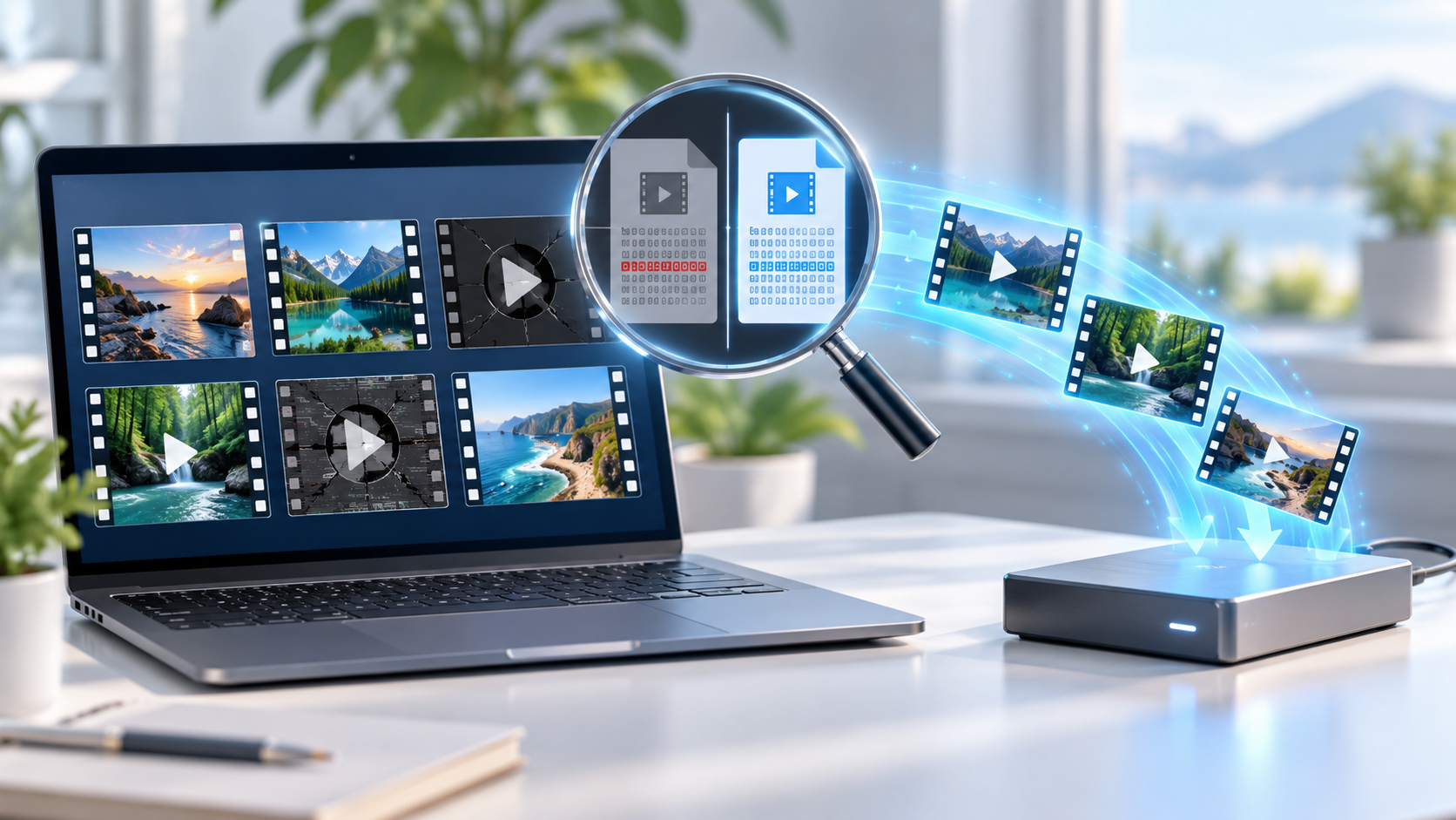recovered video files will not play safety illustration