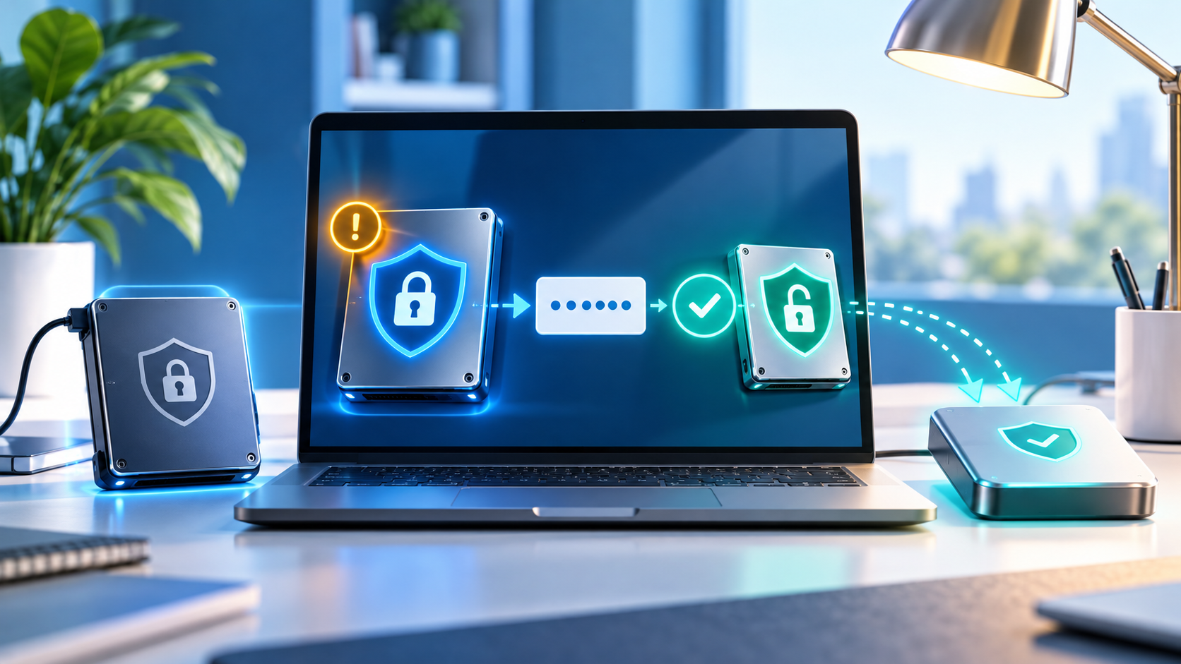 BitLocker drive asks for recovery key after update safety illustration