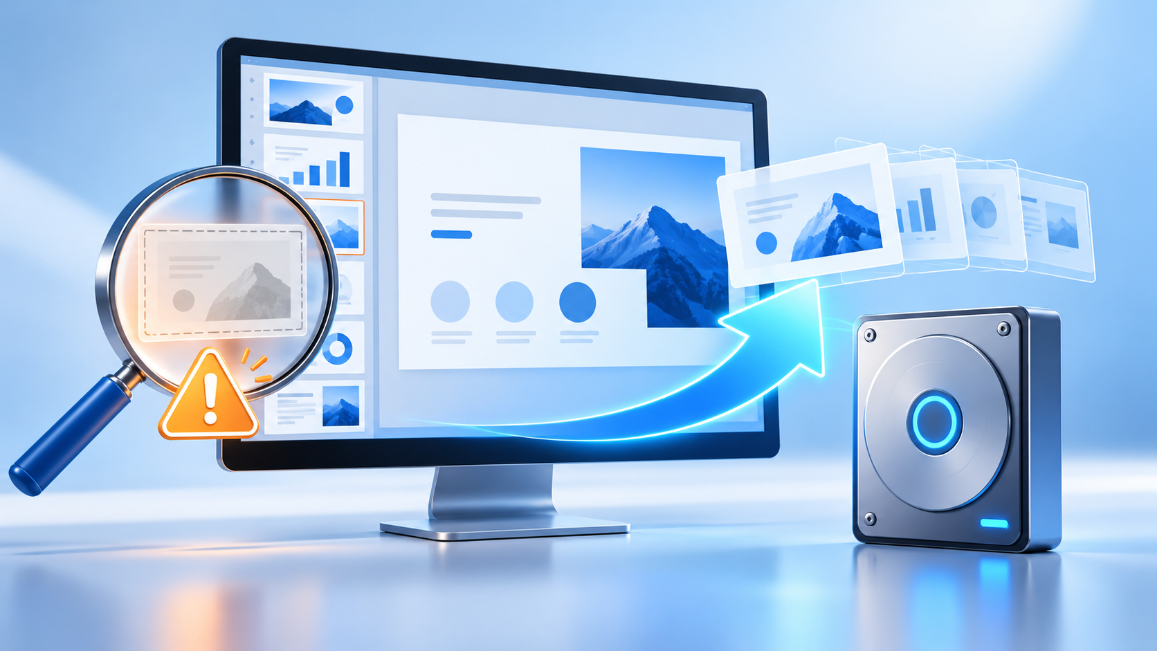 recover unsaved PowerPoint presentation after crash safety illustration