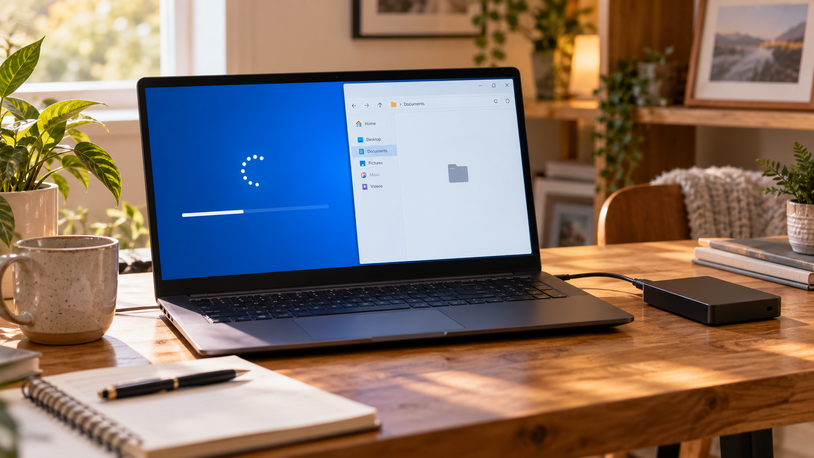 récupérer fichiers manquants après réinitialisation Windows safety illustration
