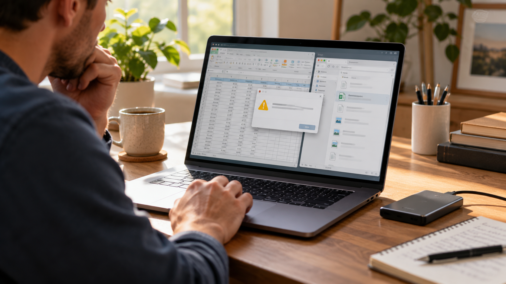 récupérer un fichier Excel au format ou à l'extension invalide safety illustration