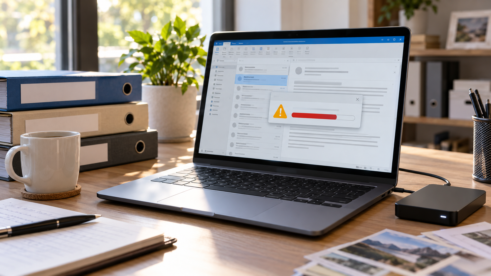 recover mail when an Outlook PST reaches its size limit safety illustration
