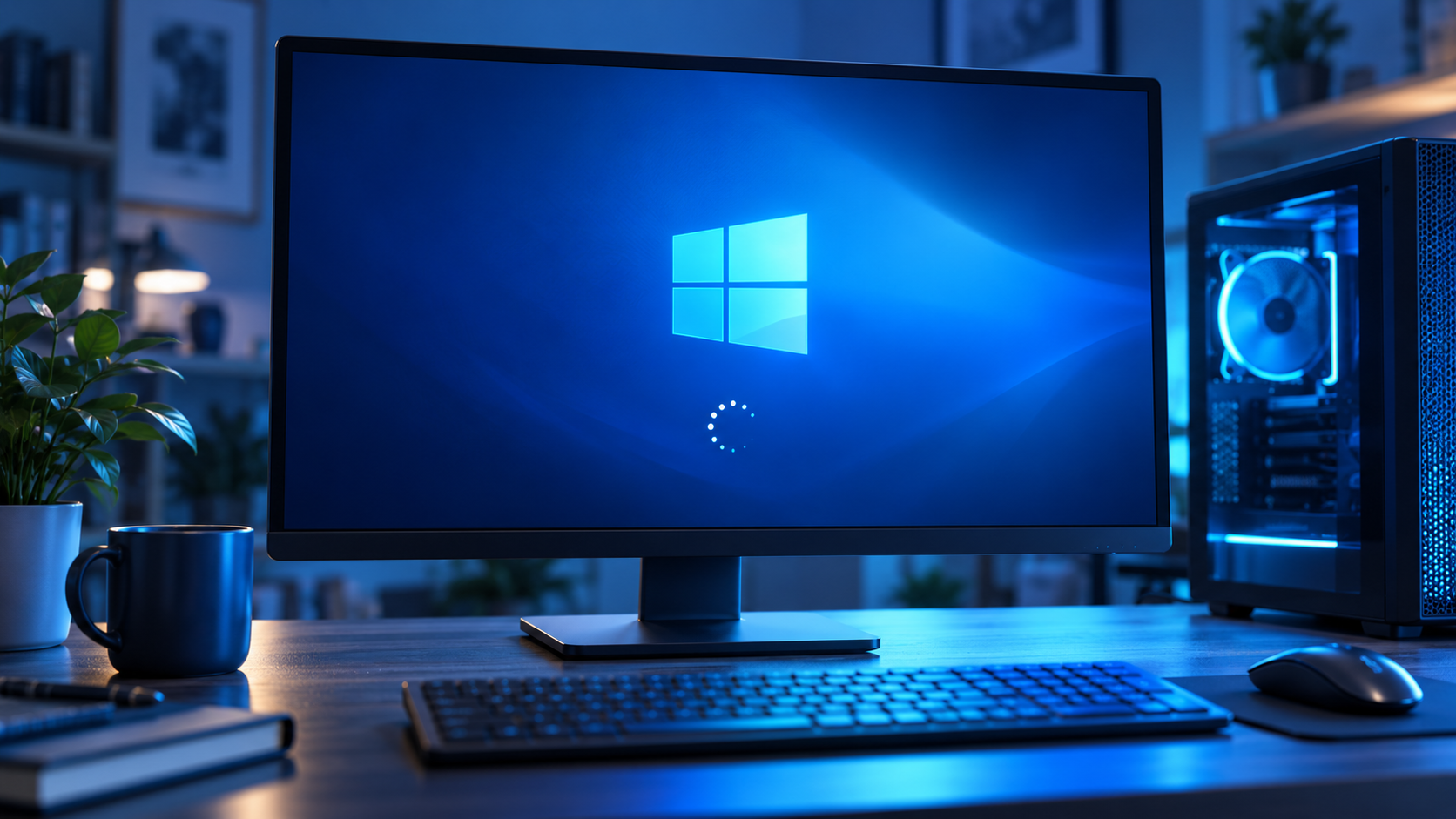 PC stuck on the startup screen