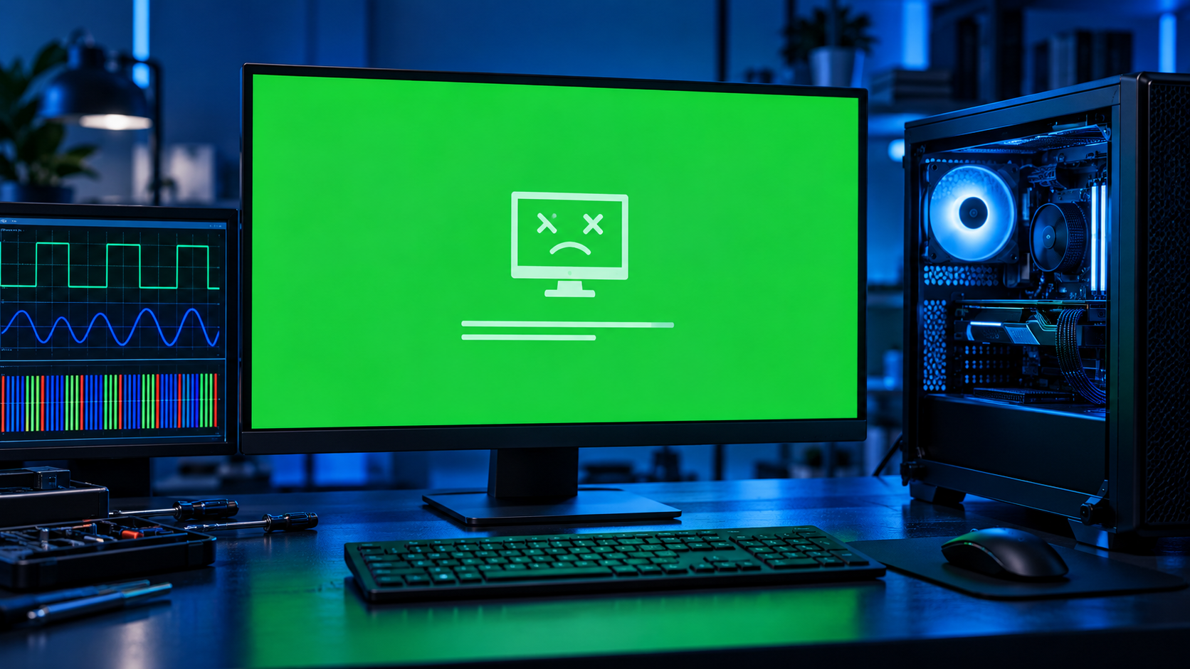 écran vert de la mort Windows